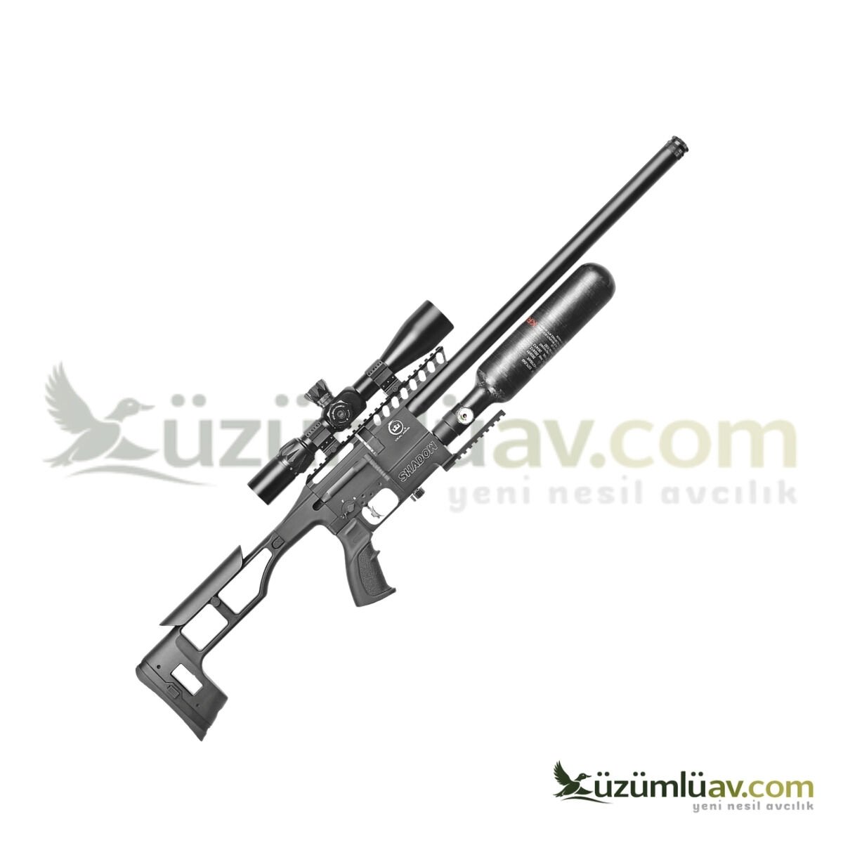 Kral Puncher Shadow F (Karbon Tüp + Regülatör) Pcp Havalı Tüfek - 6.35 mm