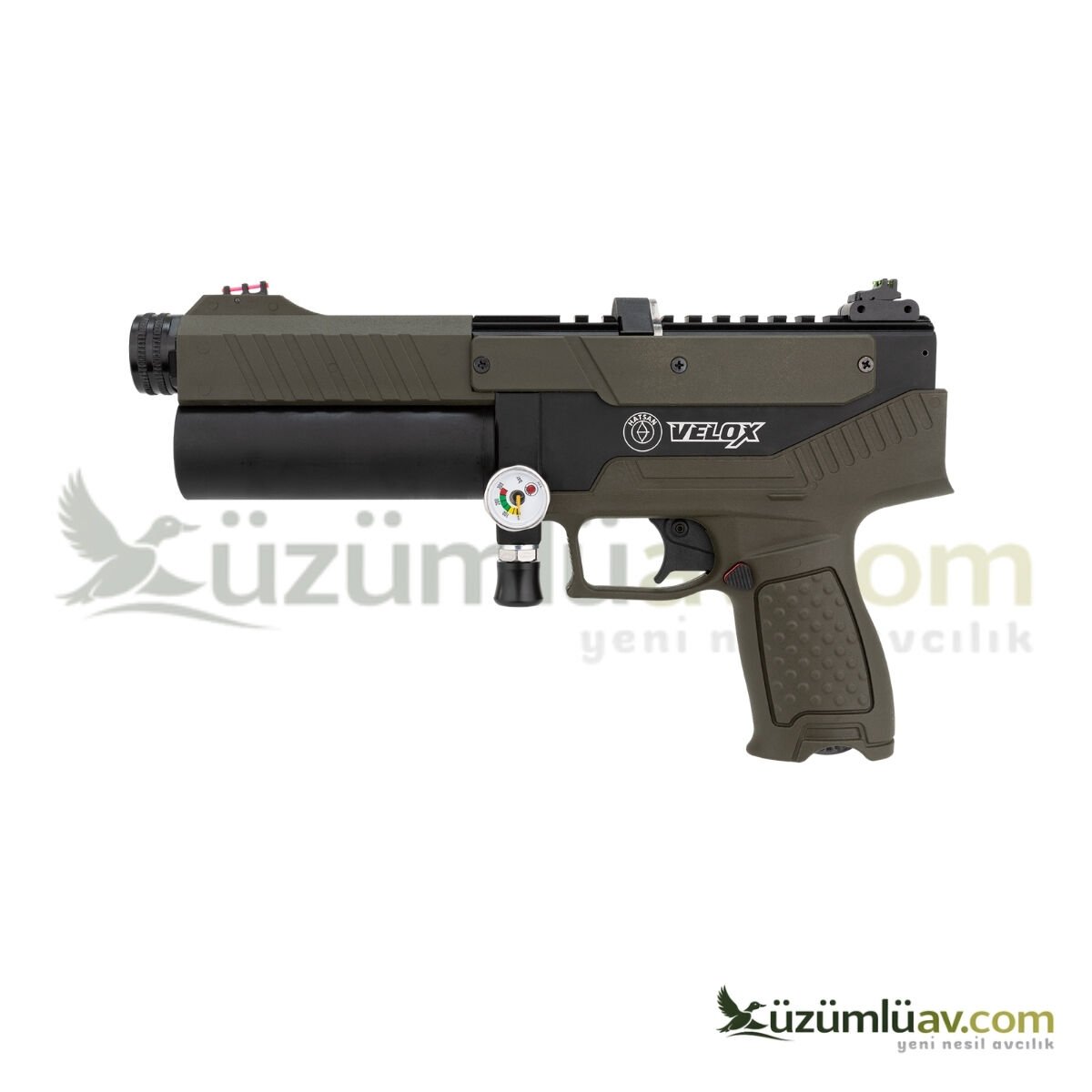 Hatsan Velox Pcp Tabanca - Od Green - 4.5 mm