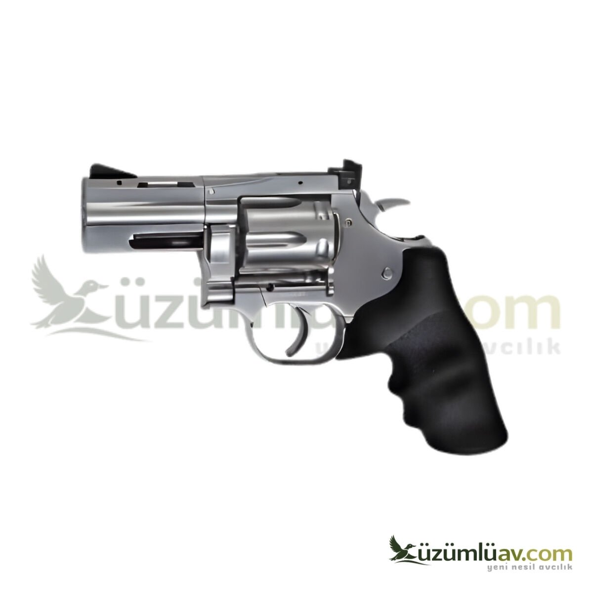 ASG Dan Wesson 715 Magnum 2.5inc Krom Havalı Tabanca - 4.5 mm