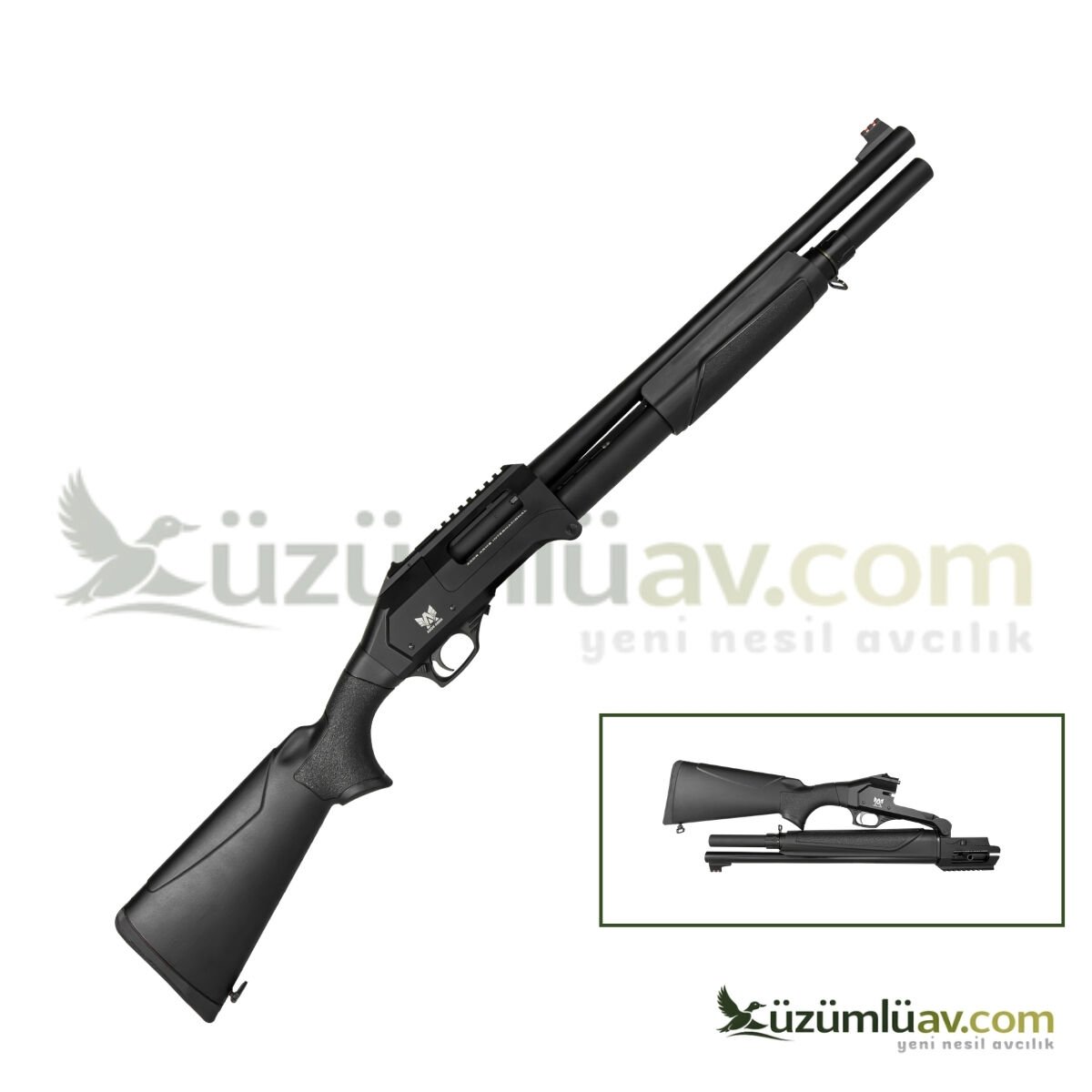 Axor FP-25 Siyah Katlanır Pompalı Av Tüfeği - 12 Cal