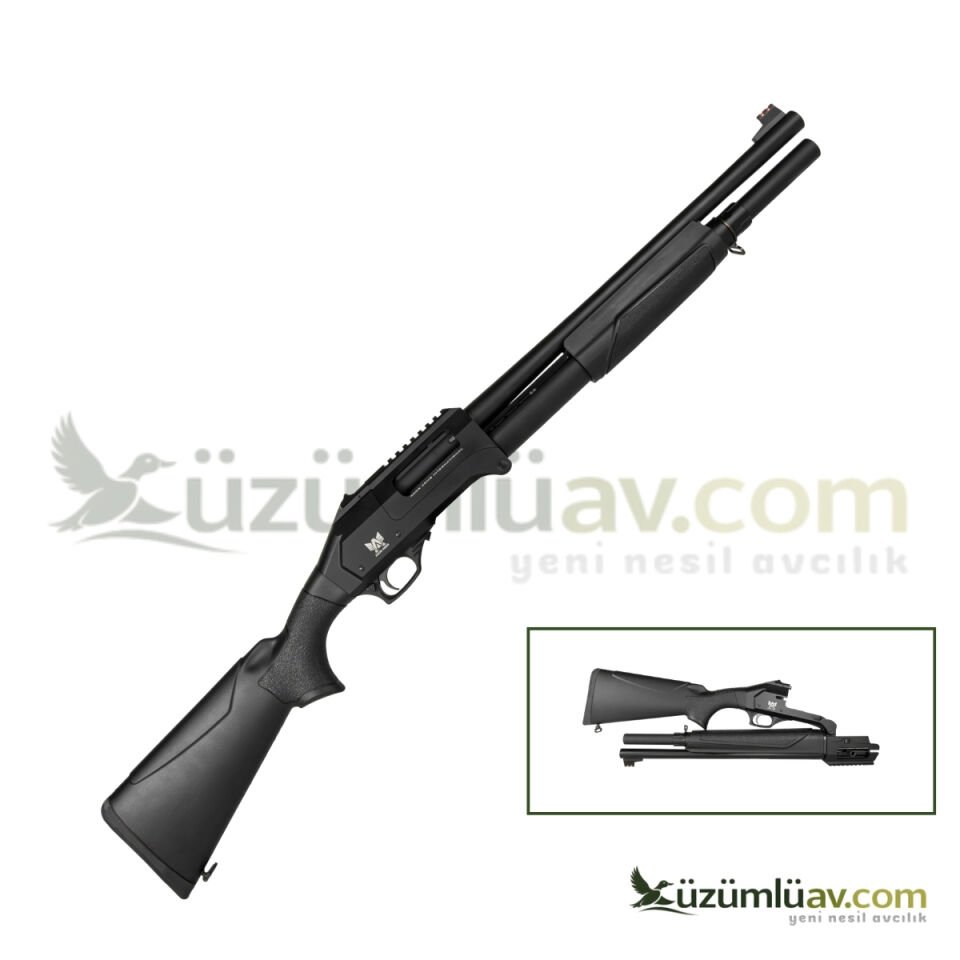 Axor FP-25 Siyah Katlanır Pompalı Av Tüfeği - 12 Cal