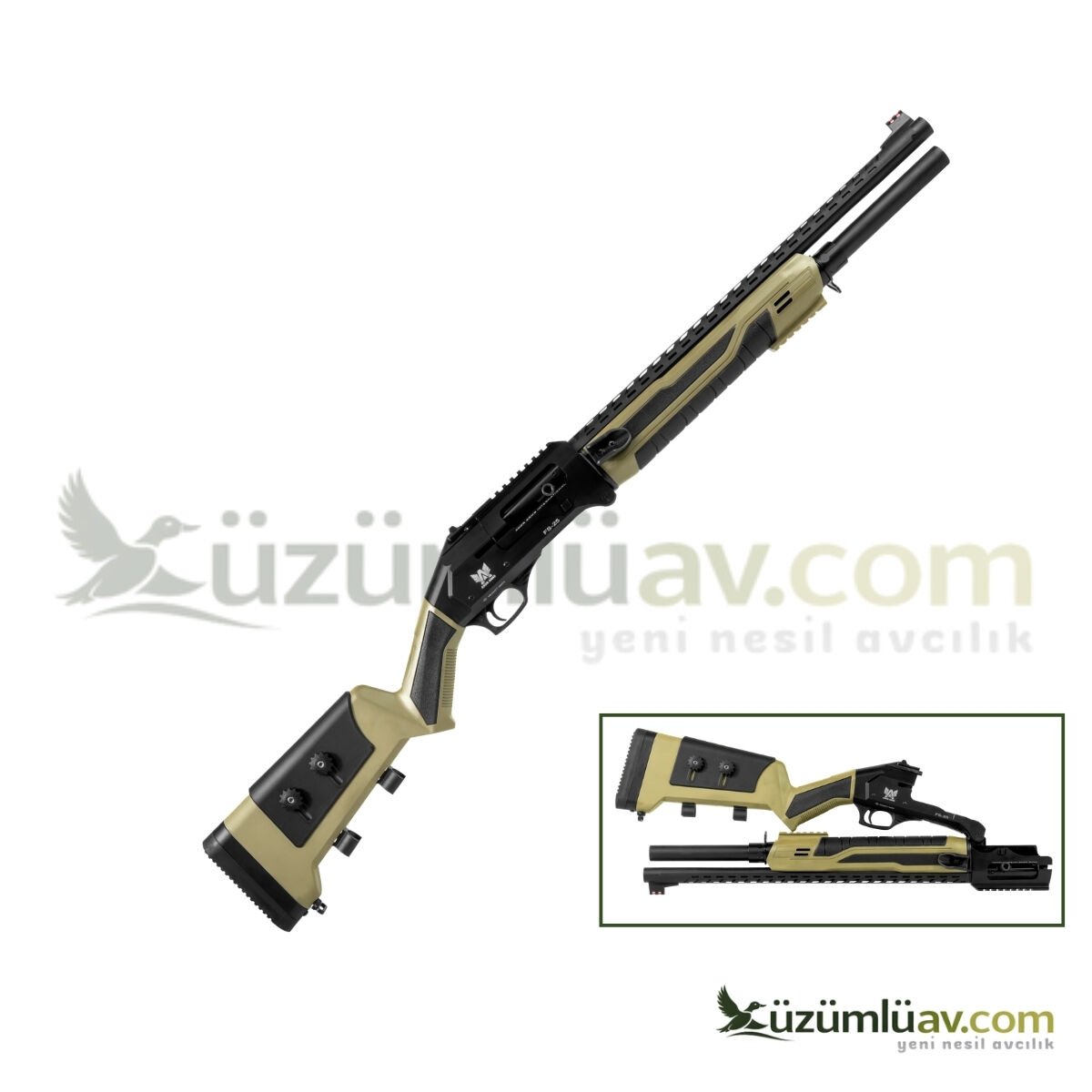 Axor FS PRO Tactical Katlanır Otomatik Av Tüfeği - 12 Cal