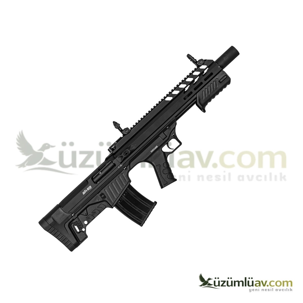 Crossfire T-12 Bullpup Siyah Çift Sistem Av Tüfeği - 12 Cal -  (Otomatik+Pompalı)