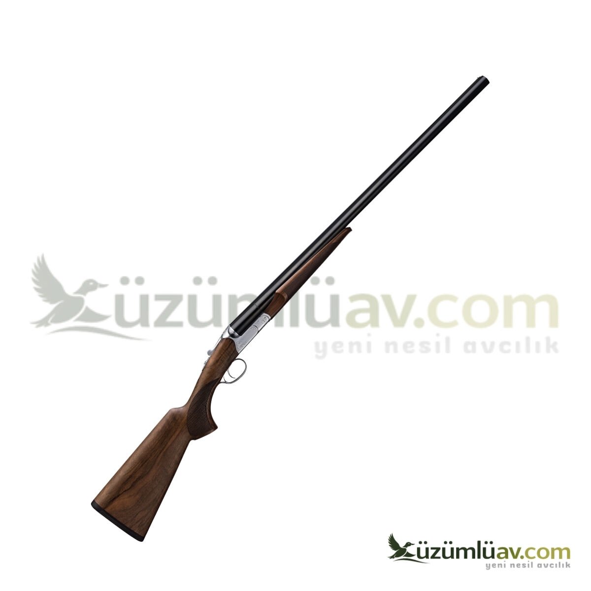 Huğlu 200 AE Beyaz Çifte Kırma Av Tüfeği - 12 Cal