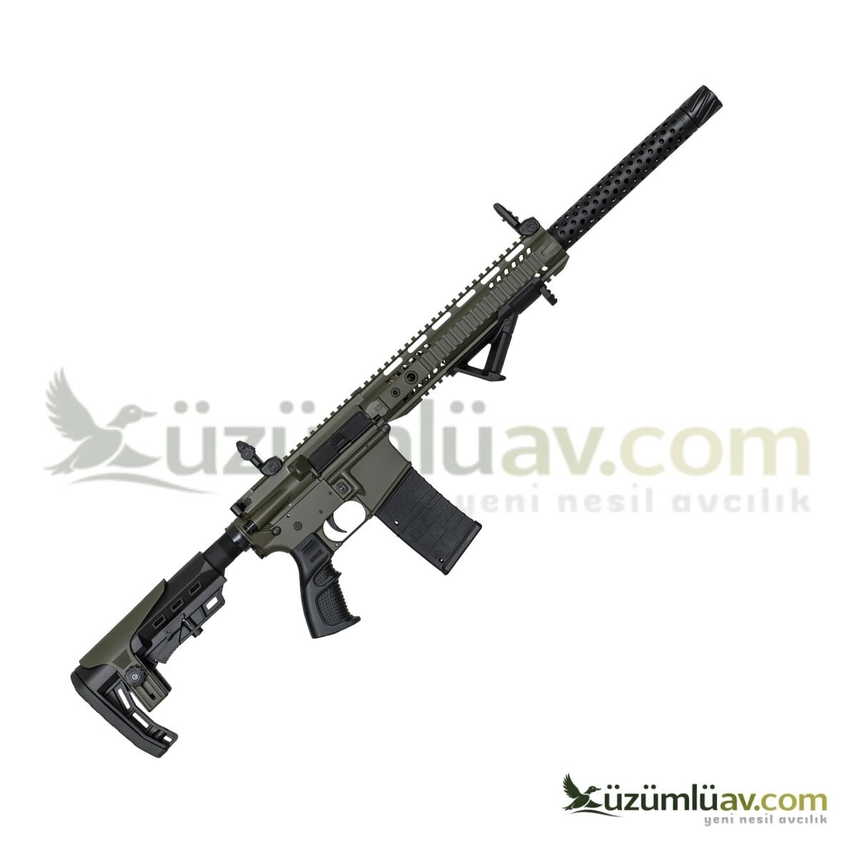 Crossfire T-14 Od Green Şarjörlü Otomatik Av Tüfeği - 36 Cal