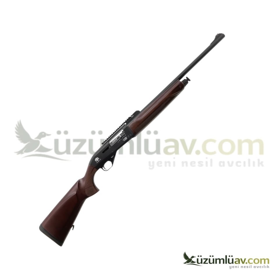 Huğlu Veyron Cantilever Yarı Otomatik Av Tüfeği - 12 Cal - Ahşap