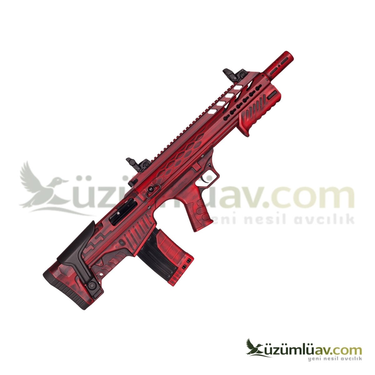 Crossfire T-12 Bullpup Eskitme Kırmızı Çift Sistem (Otomatik+Pompalı) Av Tüfeği - 12 Cal