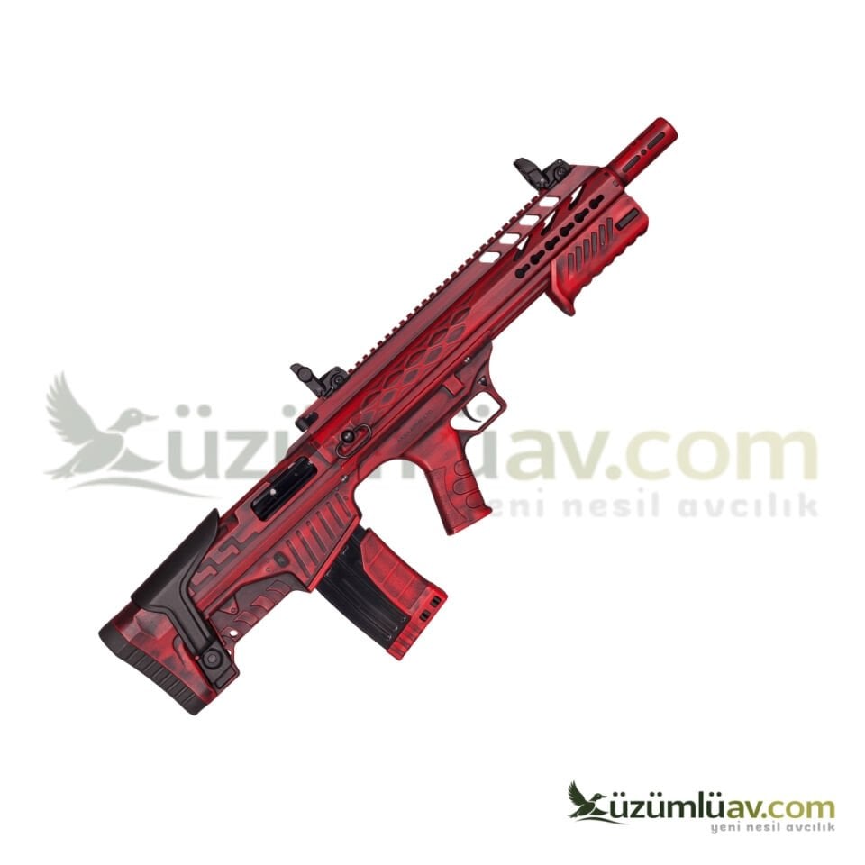 Crossfire T-12 Bullpup Eskitme Kırmızı Çift Sistem (Otomatik+Pompalı) Av Tüfeği - 12 Cal