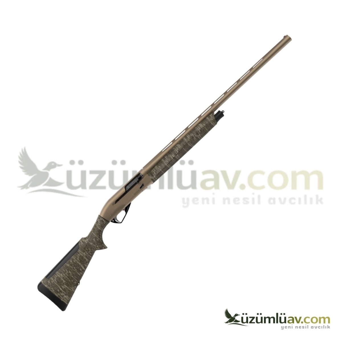 Aselkon İnter Camo Bottomland Bronze Otomatik Av Tüfeği - 12 Cal