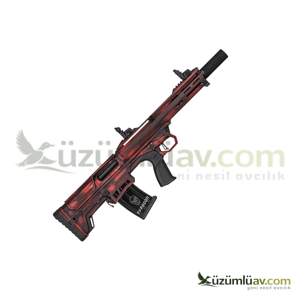Typhoon Bullpup Red Dis Şarjörlü Otomatik Av Tüfeği - 12 Cal