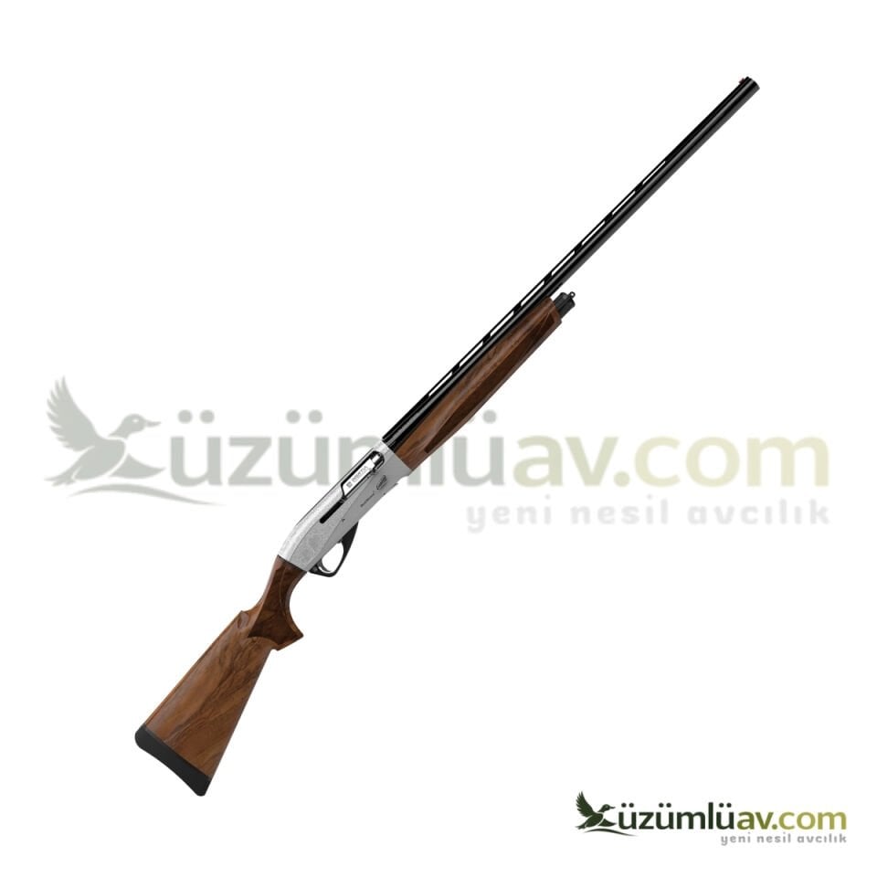 Aselkon Red Stone Elegant Silver Ahşap Otomatik Av Tüfeği - 12 Cal