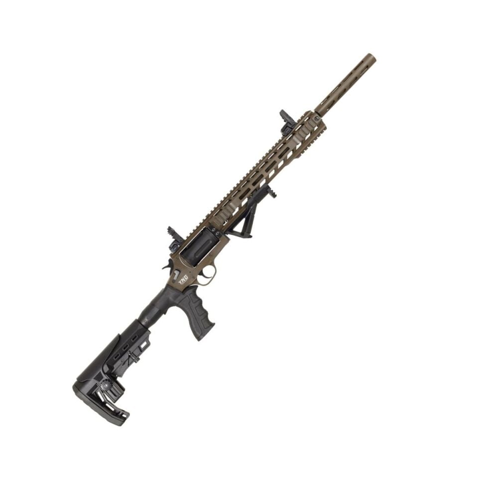 YNG ARMS RV-04 REVOLVER TAKTİK BRONZ TOPLU AV TÜFEĞİ - 36 CAL