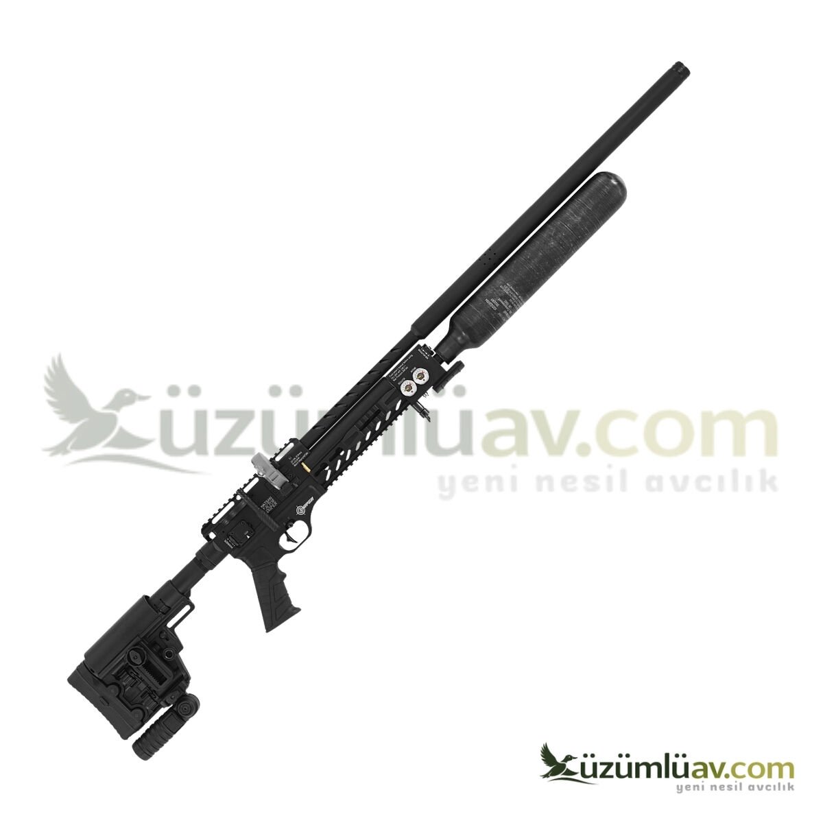 Hatsan Factor Sniper Long Siyah Pcp Havalı Tüfek - 6.35 mm