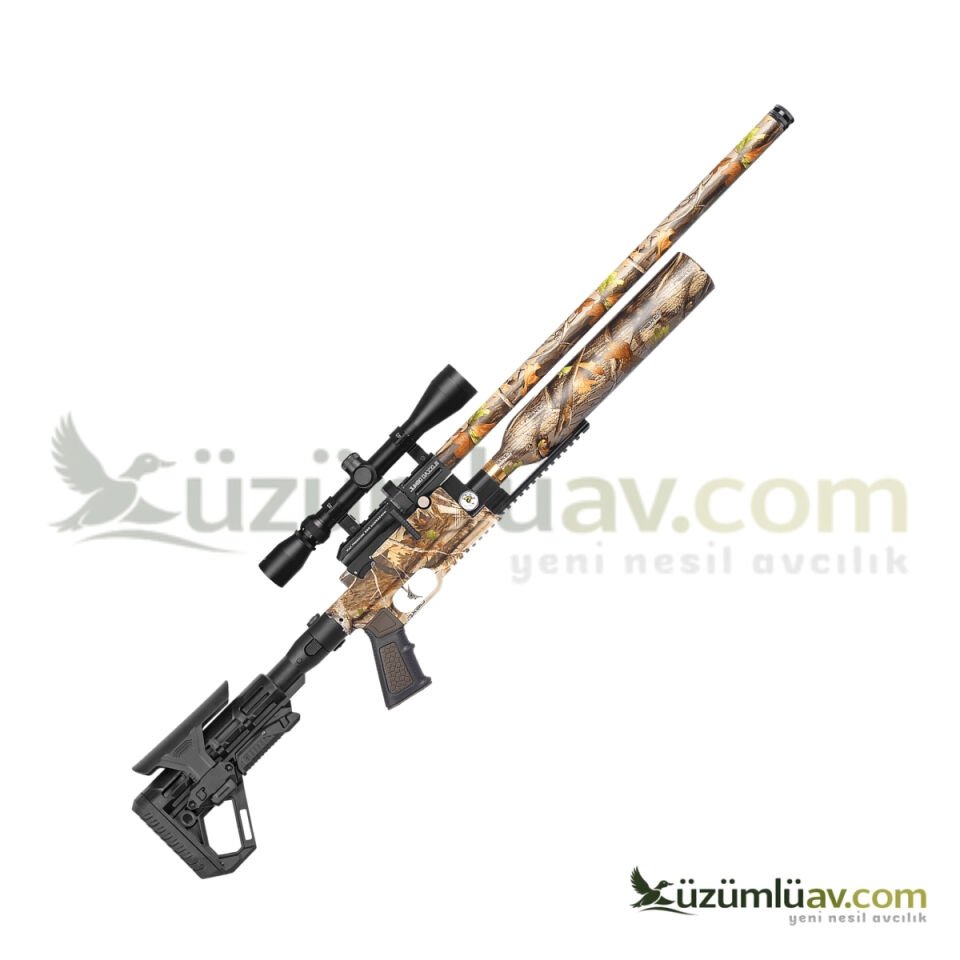 Kral Puncher Jumbo Dazzle C Kamuflaj Pcp Havalı Tüfek - 5.5 mm